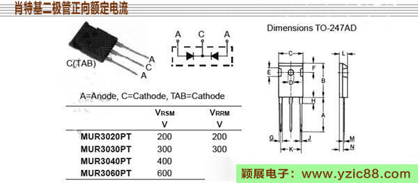 肖特基二极管整流